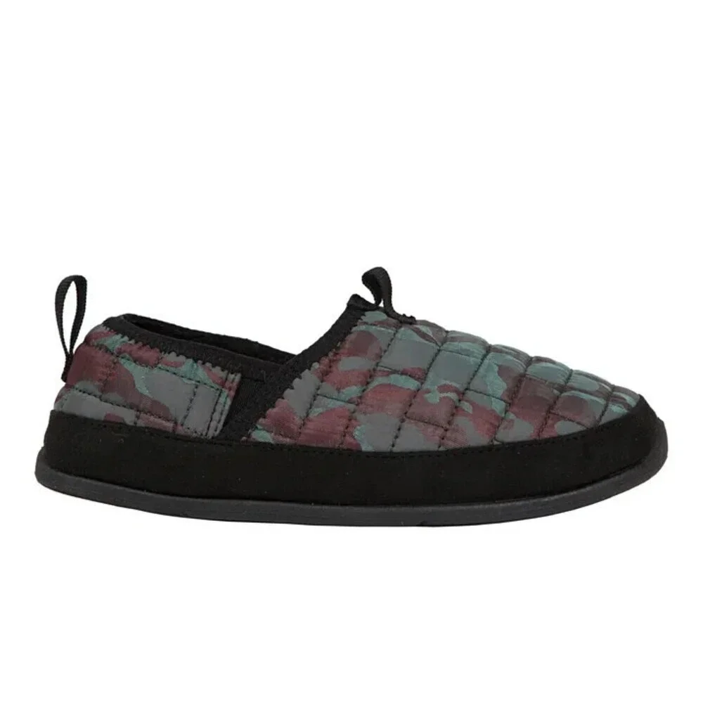 Deer Stags Lil Yuma Slippers Kids 12 Red Camo Quilted Round Toe Slip On JOBB1698